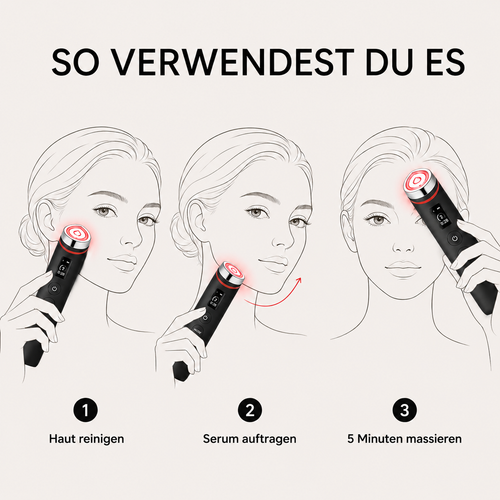 Essence Lift Pro, 6-in-1 LED- und Mikrostrom-Gerät