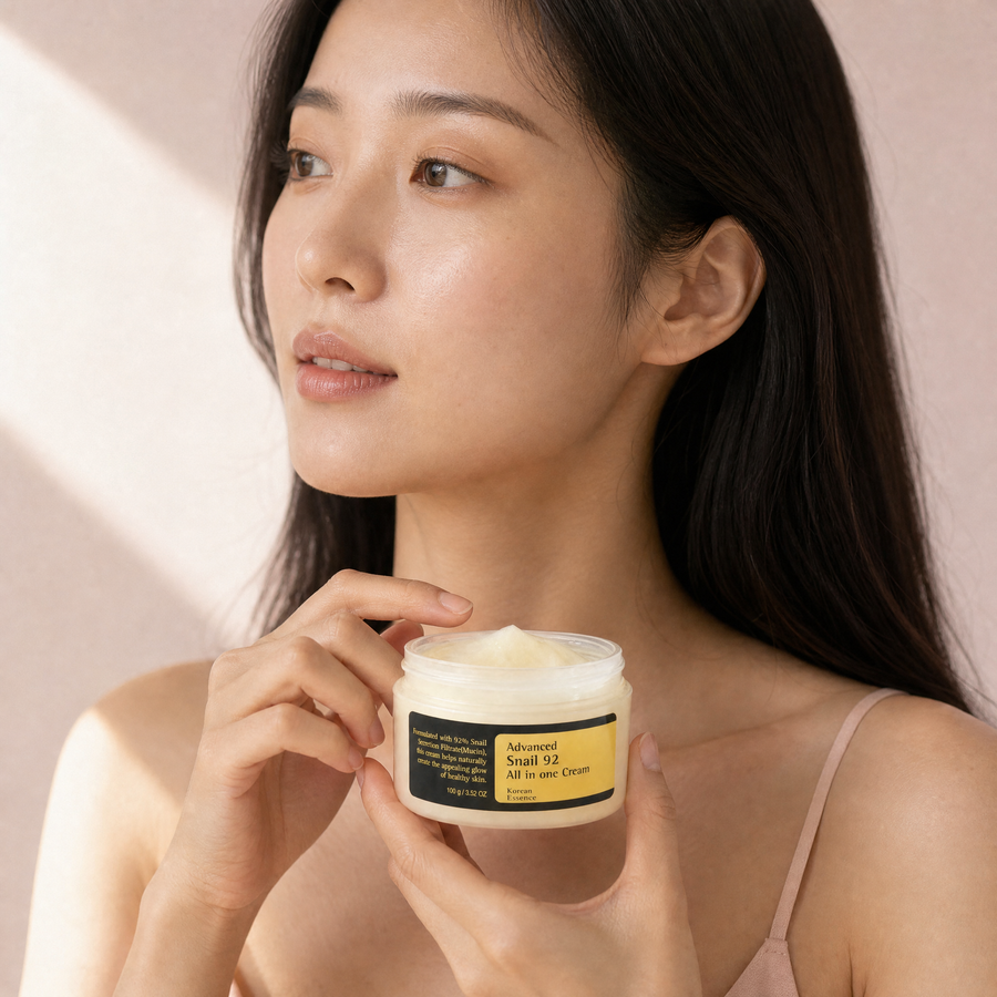 Koreanische Schneckencreme